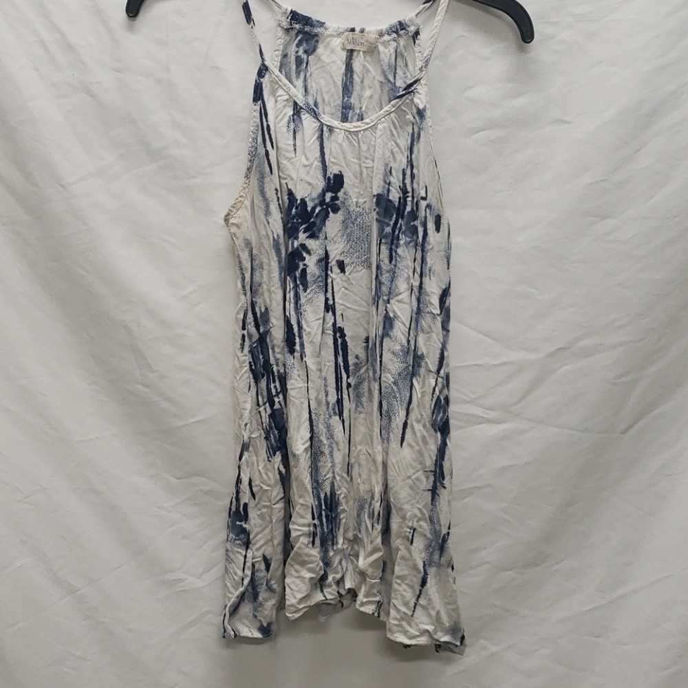 Millibon Blue Tie-Dye Tank Top